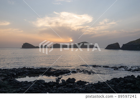 一個有趣的日落 一個有趣的日落 89597241