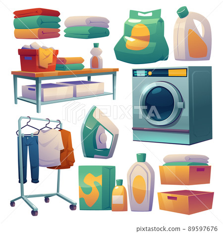 Laundry service equipment for wash and dry clothes 89597676