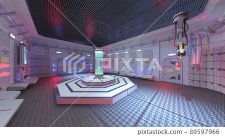 Inspection room in the spacecraft 89597966
