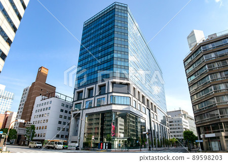 東京中央區新名稱「兜町」十字路口圖片 東京中央區新名稱「兜町」十字路口圖片 89598203