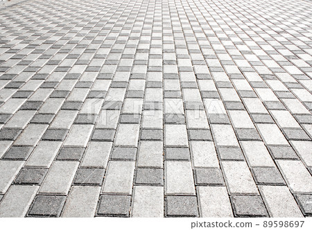 Path, paved with paving tiles Path, paved with paving tiles 89598697