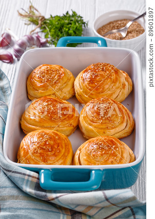 snail shaped hand pies with mutton fillings snail shaped hand pies with mutton fillings 89601897