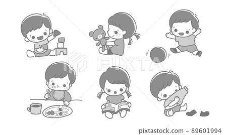 兒童生活插畫集 89601994