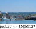 Kisakata Fishing Port and Mt.Chokai 89603127