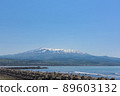 Kisakata Fishing Port and Mt.Chokai 89603132