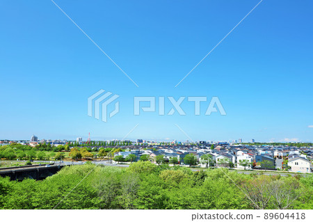 The streets of the blue sky The streets of the blue sky 89604418