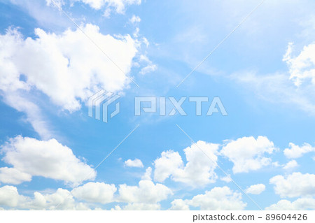Summer blue sky and clouds Summer blue sky and clouds 89604426