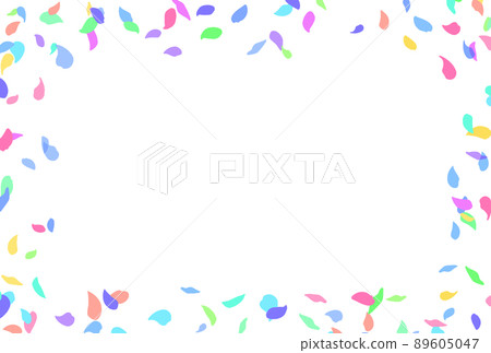 背景材料_花雪風暴_七彩 89605047