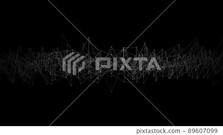 3d abstract sound wave background. Digital technology waveform on empty backdrop. Science, big data, network concept 3d abstract sound wave background. Digital technology waveform on empty backdrop. Science, big data, network concept 89607099