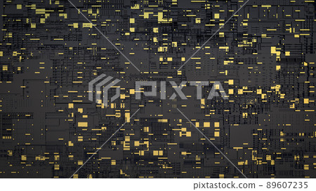 3d cpu processor chip background. Technological abstract illustration of microcircuit and microchip computer. Artificial intelligence, AI, cryptoeconomics, nft concept 3d cpu processor chip background. Technological abstract illustration of microcircuit and microchip computer. Artificial intelligence, AI, cryptoeconomics, nft concept 89607235