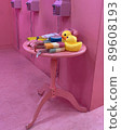 Pink table 89608193