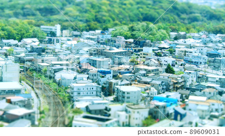 堺東站周邊城市景觀 城市西洋鏡風格 堺東站周邊城市景觀 城市西洋鏡風格 89609031