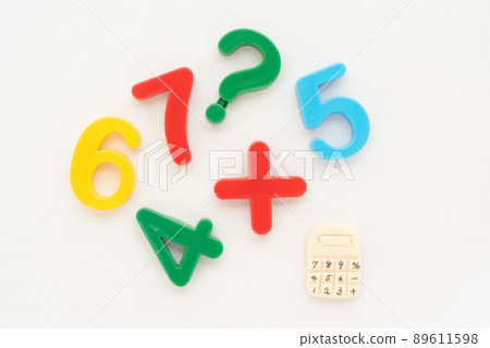 Clay calculator and numbers Clay calculator and numbers 89611598