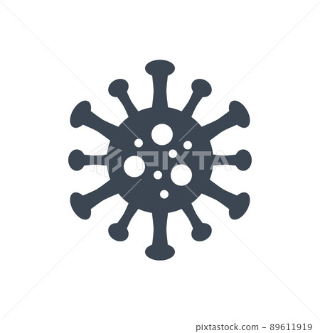 Coronavirus COVID 19 related vector glyph icon. Coronavirus COVID 19 related vector glyph icon. 89611919