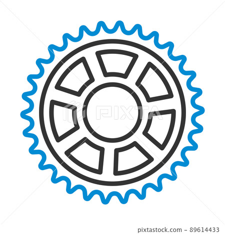 Bike Gear Star Icon Bike Gear Star Icon 89614433