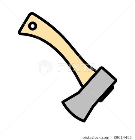 Icon Of Camping Axe Icon Of Camping Axe 89614495