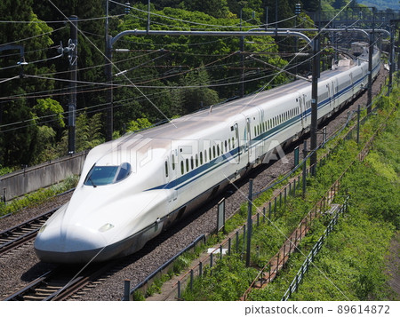Shinkansen N700A at Sekigahara Shinkansen N700A at Sekigahara 89614872