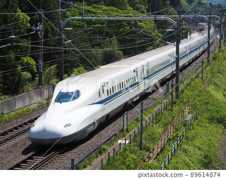 Shinkansen N700A at Sekigahara Shinkansen N700A at Sekigahara 89614874