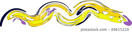Color Liquid Wave flow element. Abstract colorful shape. Color Liquid Wave flow element. Abstract colorful shape. 89615229