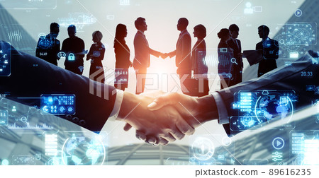 Business image of multinational people 89616235