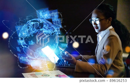 Digital transformation global network Digital transformation global network 89616253