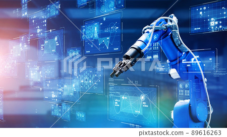 Industrial robots and technology factory automation 89616263