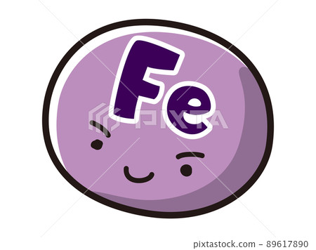 Fe(鐵)字符的插圖 Fe(鐵)字符的插圖 89617890