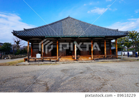 【世界遺產古都奈良文化財產】奈良縣奈良市早春國寶大殿元興寺 【世界遺產古都奈良文化財產】奈良縣奈良市早春國寶大殿元興寺 89618229