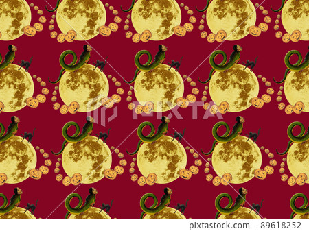 Halloween vintage wallpaper wrapping paper Halloween vintage wallpaper wrapping paper 89618252
