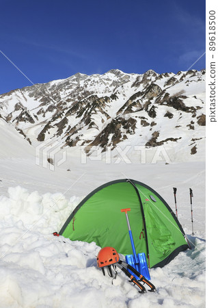 雪山帳篷夜白馬山 89618500