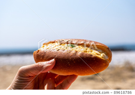 [Sandy beach] Egg roll bread 04 89618786