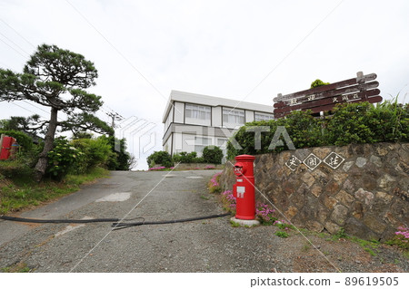 新潟縣佐渡的圓柱風景(國民旅館尖閣莊) 新潟縣佐渡的圓柱風景(國民旅館尖閣莊) 89619505