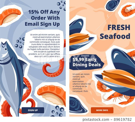 Fresh seafood, order with email sign up website 89619782