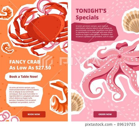 Restaurant special dish and happy hours website 89619785