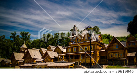 View to Master town in Gorodets town, Russia View to Master town in Gorodets town, Russia 89619946