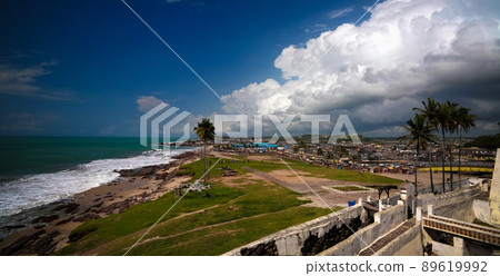 Landscape view from the roof of Elmina castle and fortress, Ghan Landscape view from the roof of Elmina castle and fortress, Ghan 89619992