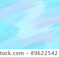 背景插圖與天藍色背景上的刷子觸摸 89622542