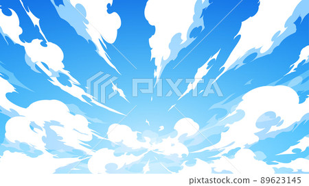 來自center_effect style_16:9的酷雲和天空背景插圖 來自center_effect style_16:9的酷雲和天空背景插圖 89623145