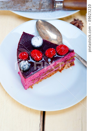 blueberry and raspberry cake mousse dessert blueberry and raspberry cake mousse dessert 89623210