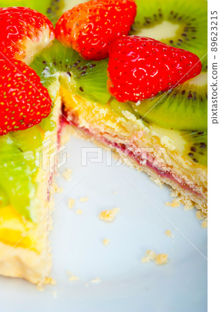 kiwi and strawberry pie tart kiwi and strawberry pie tart 89623215