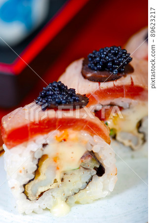 fresh sushi choice combination assortment selection fresh sushi choice combination assortment selection 89623217