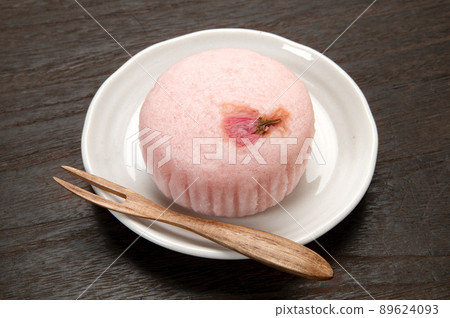 日式點心櫻花饅頭 89624093