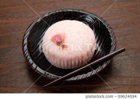 日式點心櫻花饅頭 89624094