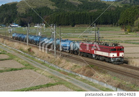 東北本線白川久野JR貨運ED75-1013 + ED75-106（仙台） 89624928