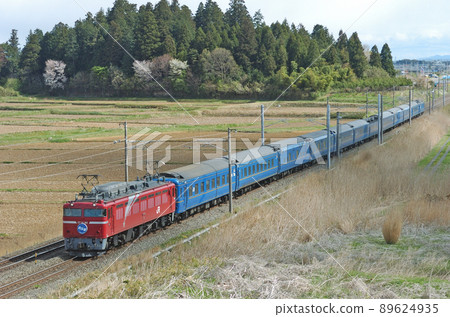 Tohoku Main Line Kutano-Shirakawa JR East EF81-98 (Oku) + 24 series Hokutosei Tohoku Main Line Kutano-Shirakawa JR East EF81-98 (Oku) + 24 series Hokutosei 89624935