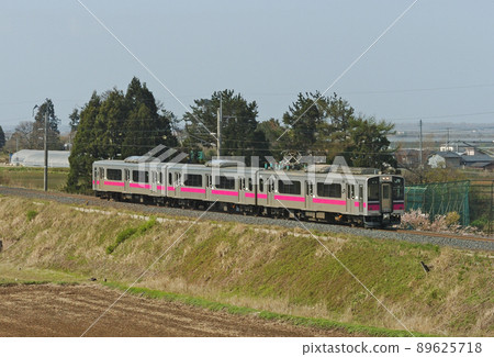 Ou Line Koikawa-Kado JR East 701 Series N5 formation (Akita) 89625718
