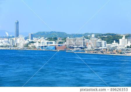 [Yamaguchi Prefecture] Shimonoseki city area under clear skies 89626353