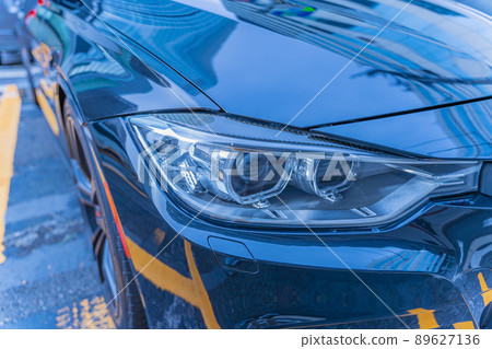 Headlight car light 89627136