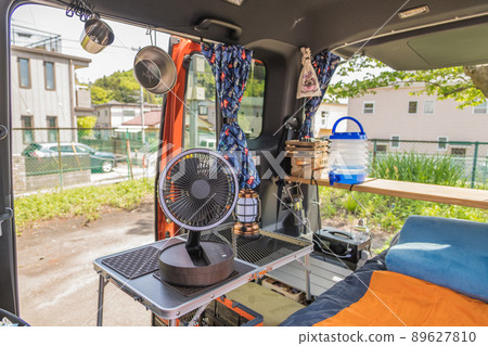 [Van-dwelling bed, sleeping bag and pillow] 89627810