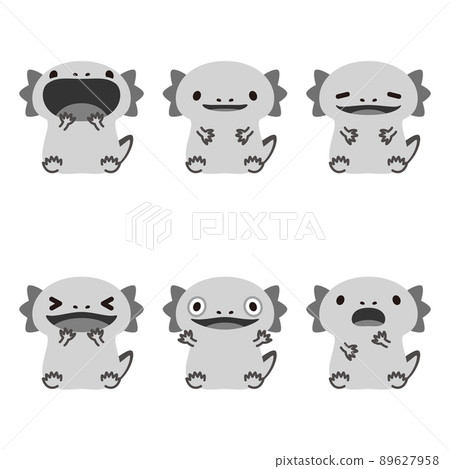 Axolotl Monochrome 6 Type Set Axolotl Monochrome 6 Type Set 89627958